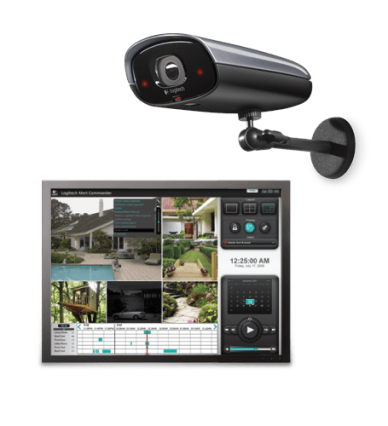Logitech Alert 750e Outdoor Master Security Camera System with Night Vision